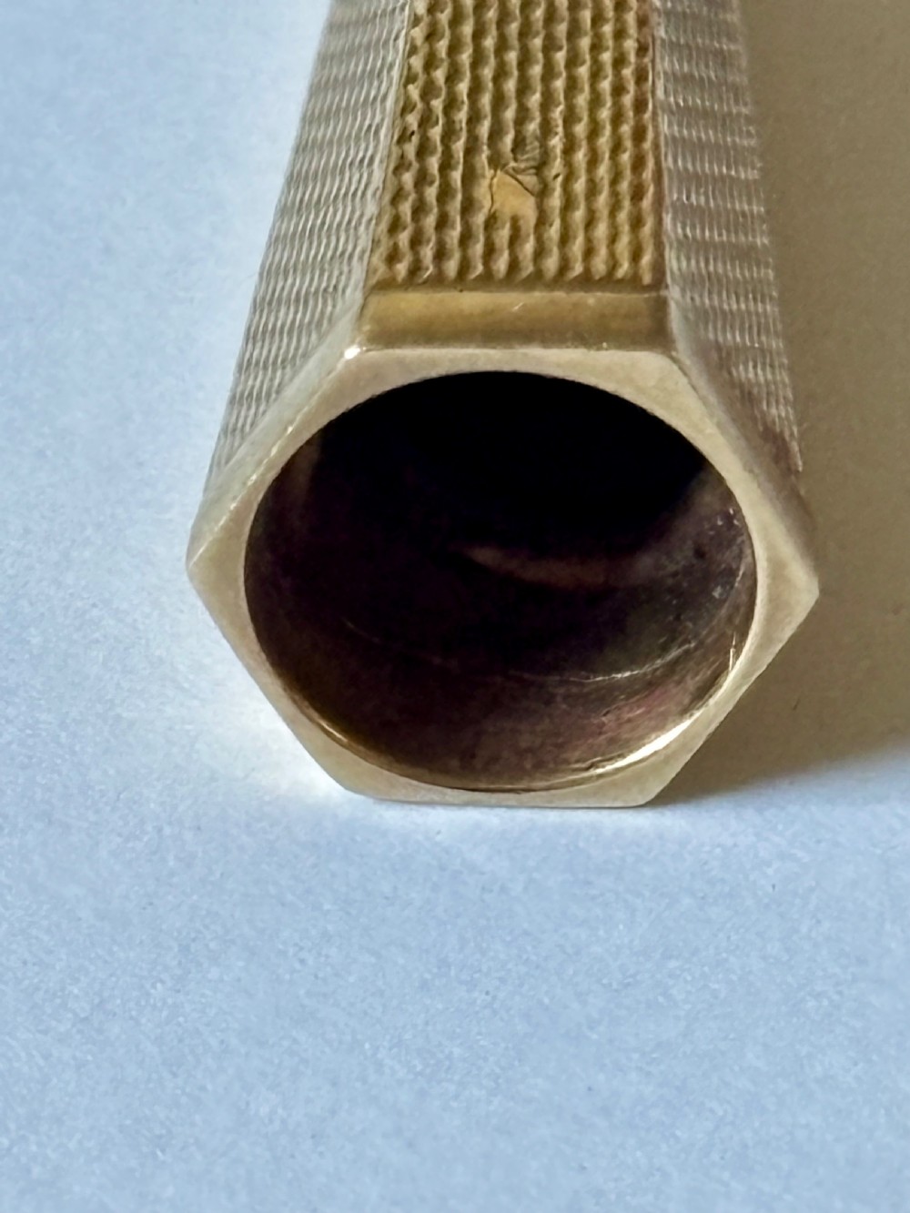 Antique Alfred Dunhill 9ct Gold Cigarette holder White spot c1940’s View III