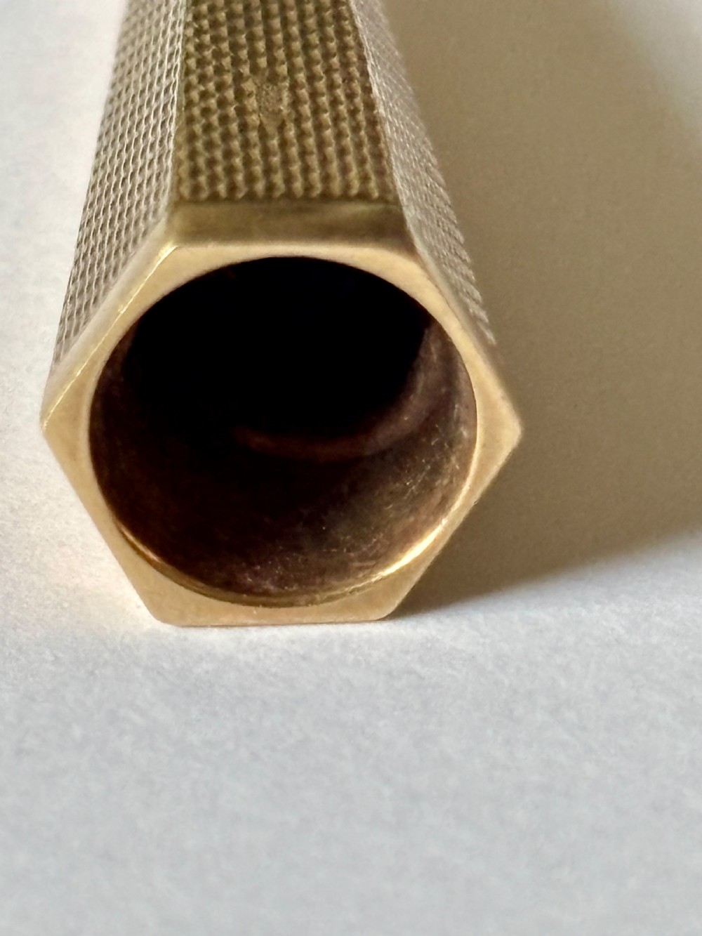 Antique Alfred Dunhill 9ct Gold Cigarette holder White spot c1940’s View VI