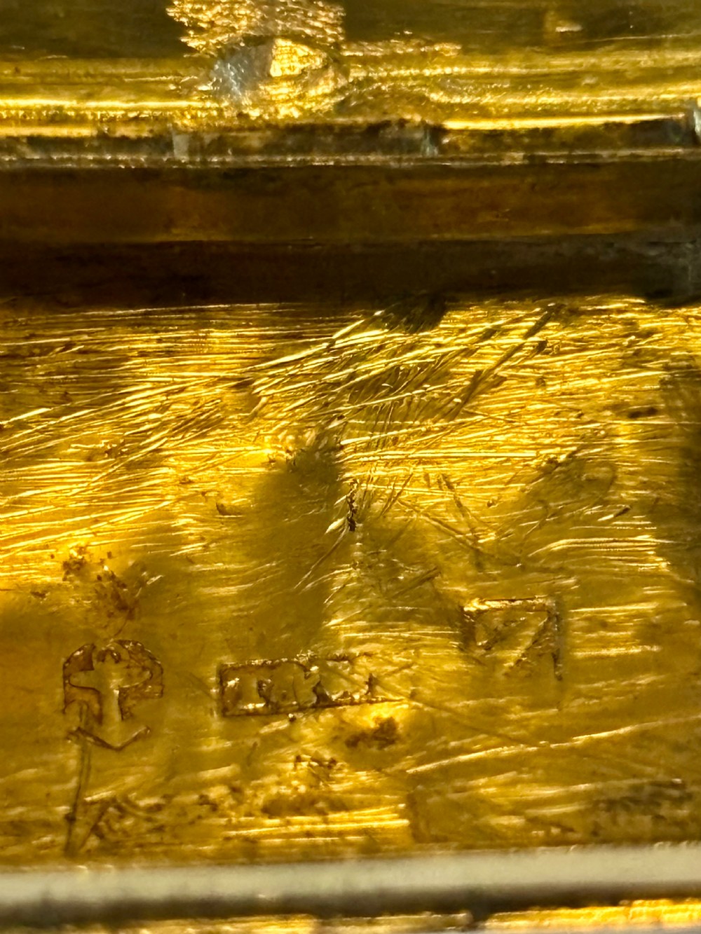 George IV Silver Gilt Vinaigrette Bham 1823 Thomas & William Simpson View IV