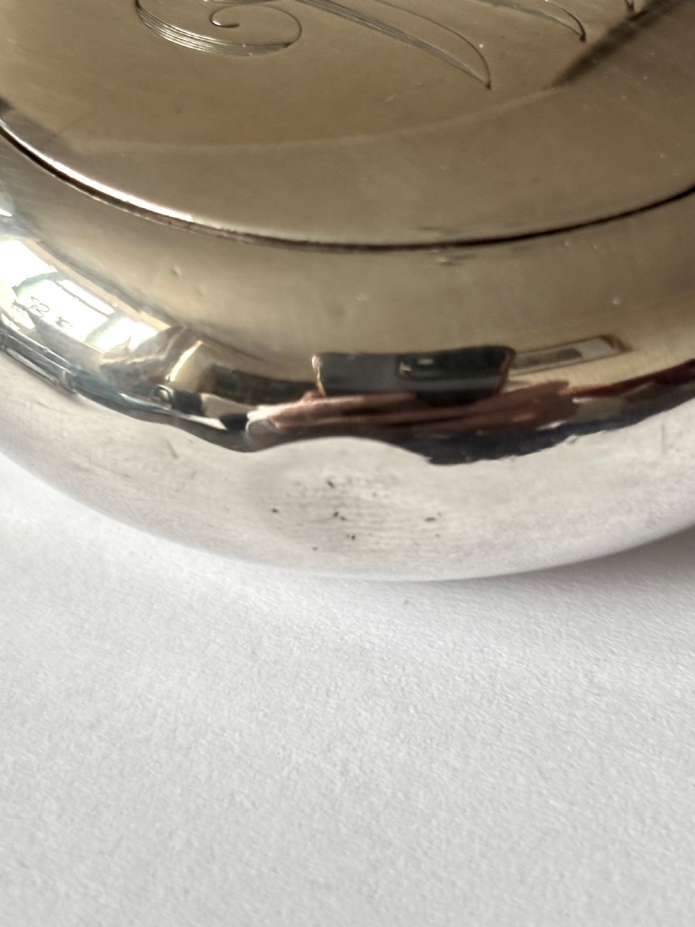 Antique Silver George V Squeeze Action Tobacco Snuff Box 1919 Henry Williamson View VII