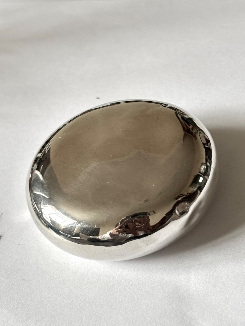 Antique Silver George V Squeeze Action Tobacco Snuff Box 1919 Henry Williamson View IX