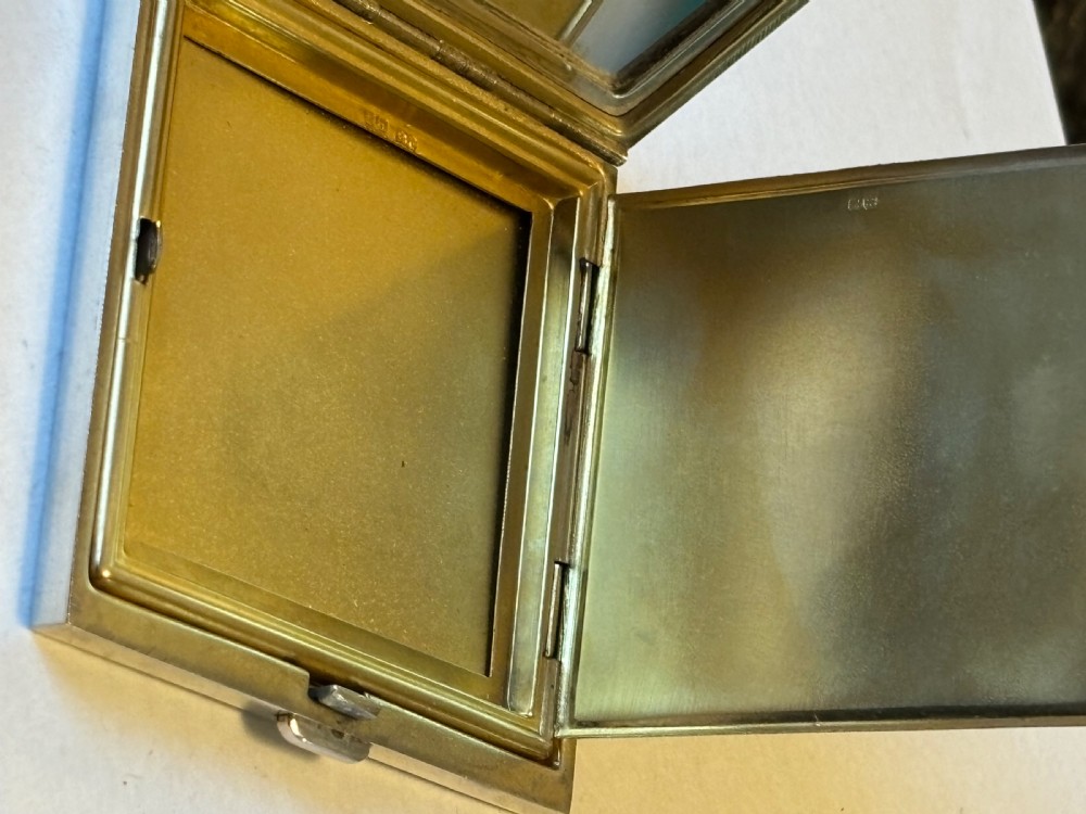 Art Deco Sterling Silver Ladies Compact DEAKIN & FRANCIS Ltd 1924 View XVI
