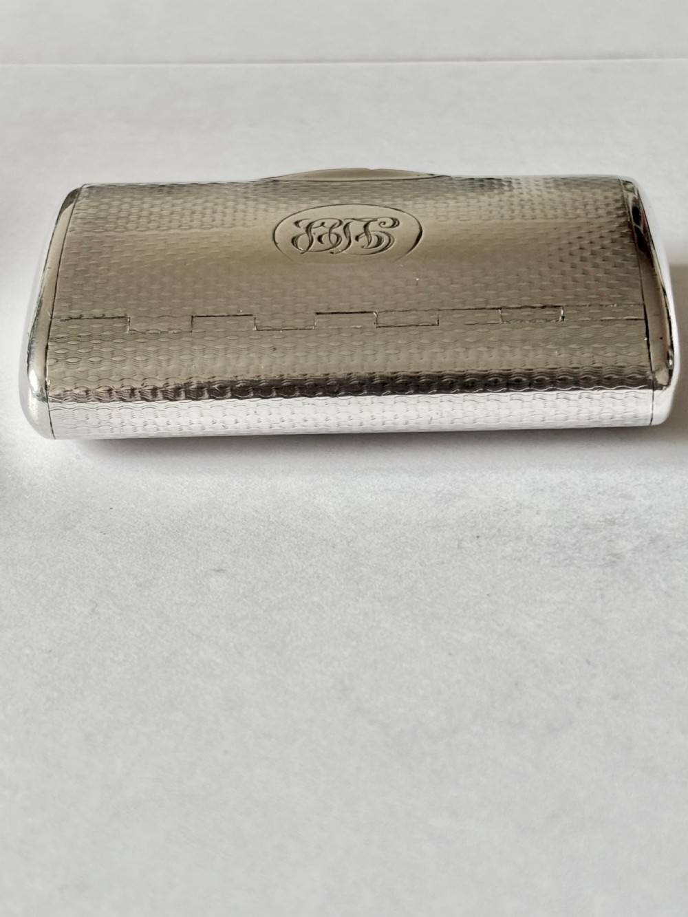 Silver Gilt Edwardian Snuff Box Sampson Mordan London 1909 View II