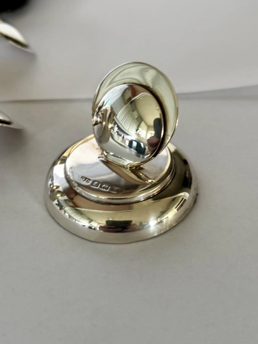 Set Of 4 Silver George V Menu Holders George Unite 1921 Original Case View XV