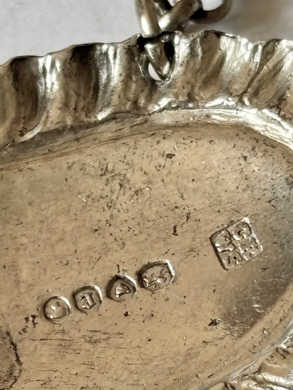Victorian Pair Silver Decanter Labels SHERRY PORT  Ex Harveys Wine Museum View IX