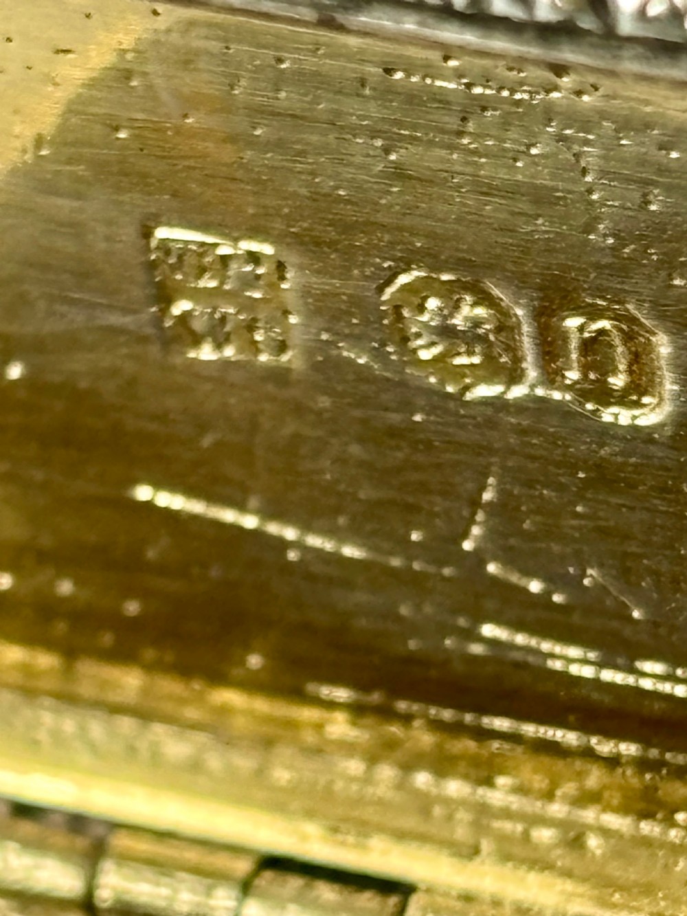 Silver gilt George IV Oblong Snuff Box Rawlings Summers London 1828 View XII