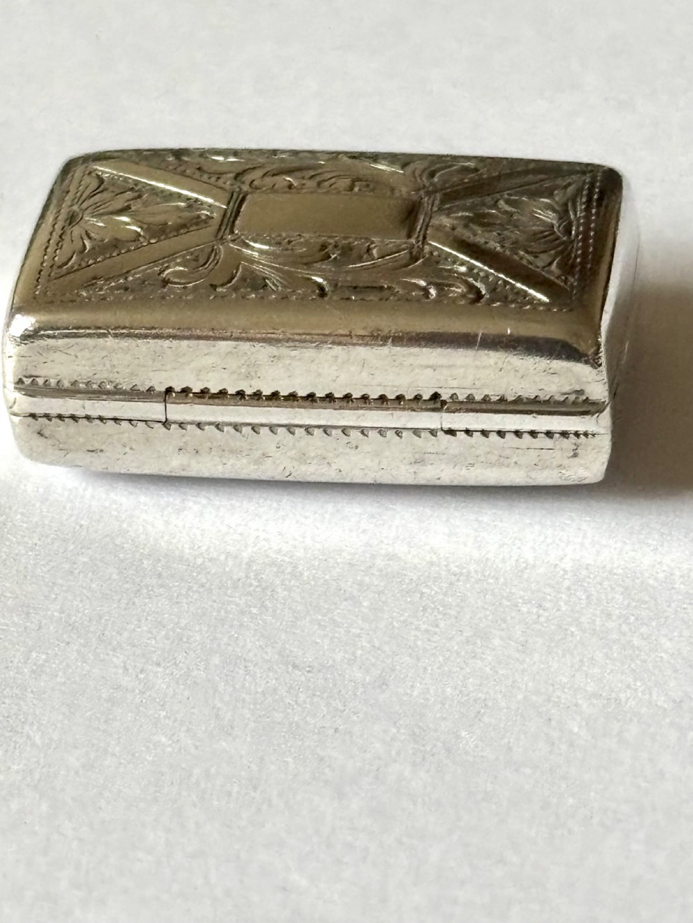 Silver Gilt Early Victorian Vinaigrette Birmingham 1844 Edward Smith View XV