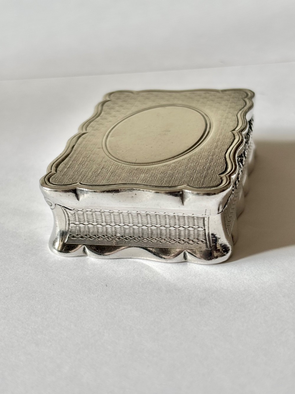 Silver Gilt Victorian Snuff Box William Neale Sheffield 1897 73.5g View VI