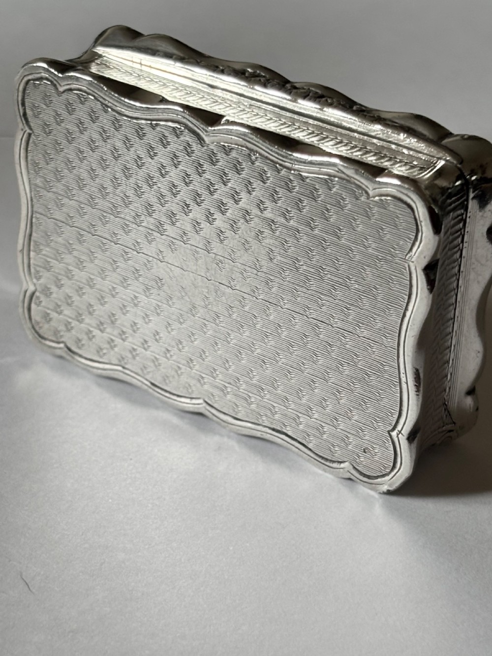 Silver Gilt Victorian Snuff Box William Neale Sheffield 1897 73.5g View VIII
