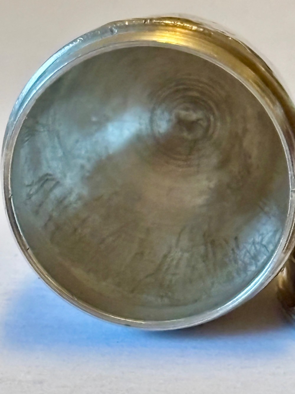 George III Silver Egg Shaped Nutmeg Grater Birmingham 1791 Samuel Meriton II View VII