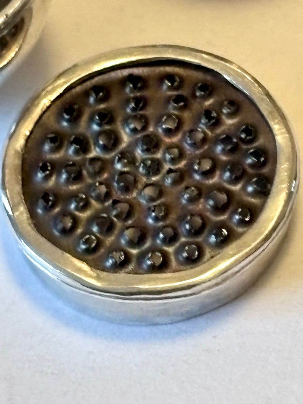 George III Silver Egg Shaped Nutmeg Grater Birmingham 1791 Samuel Meriton II View IX