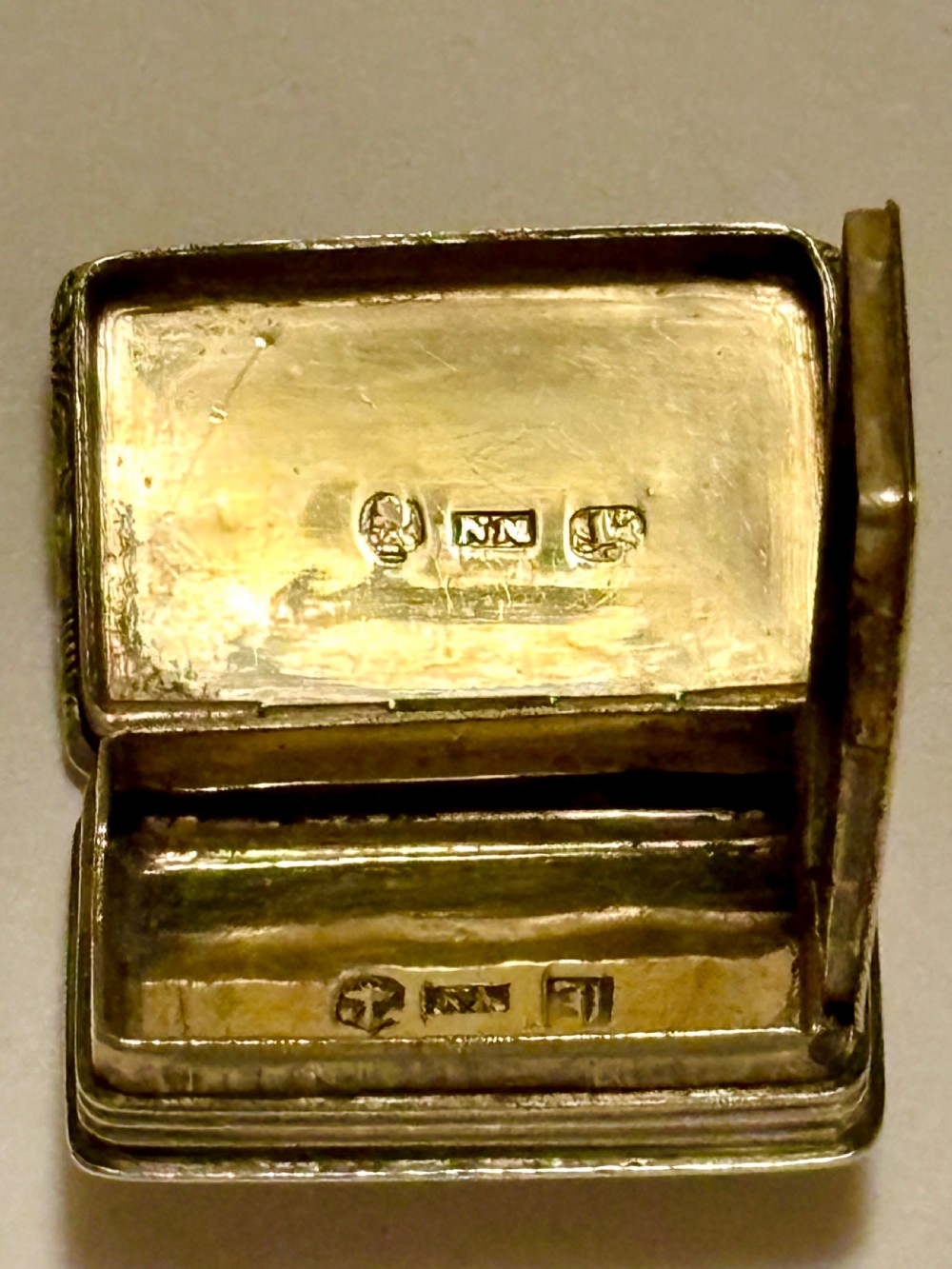 William IV Vinaigrette Nathaniel Mills Birmingham 1832