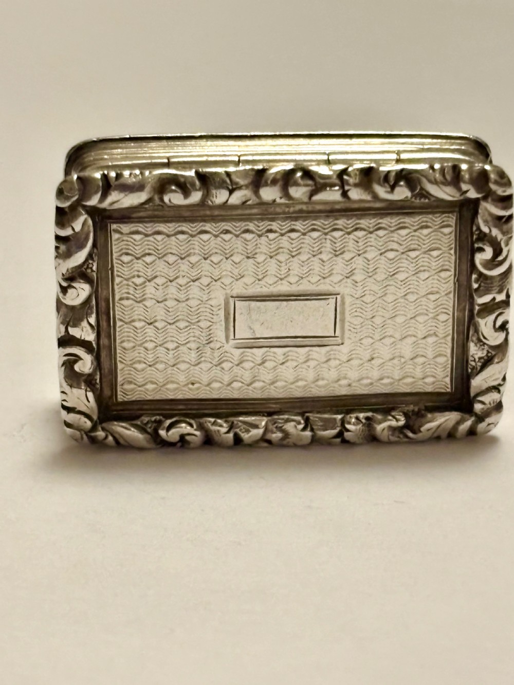 William IV Vinaigrette Nathaniel Mills Birmingham 1832 View III