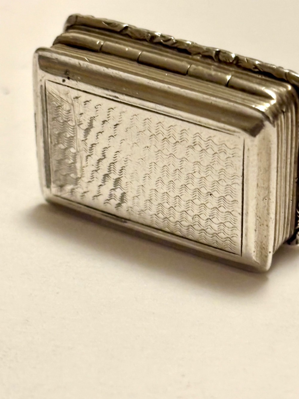 William IV Vinaigrette Nathaniel Mills Birmingham 1832 View V