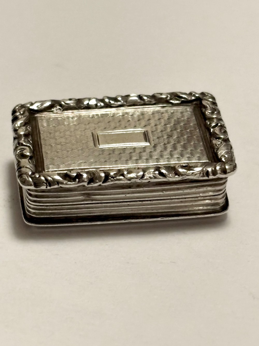 William IV Vinaigrette Nathaniel Mills Birmingham 1832 View VIII