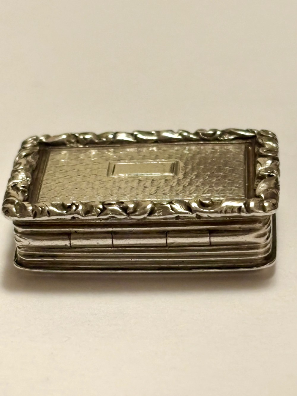 William IV Vinaigrette Nathaniel Mills Birmingham 1832 View X