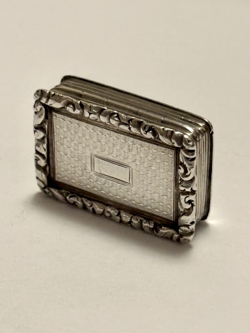 William IV Vinaigrette Nathaniel Mills Birmingham 1832 View XI