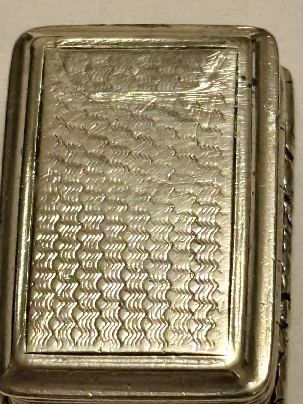 William IV Vinaigrette Nathaniel Mills Birmingham 1832 View XIV