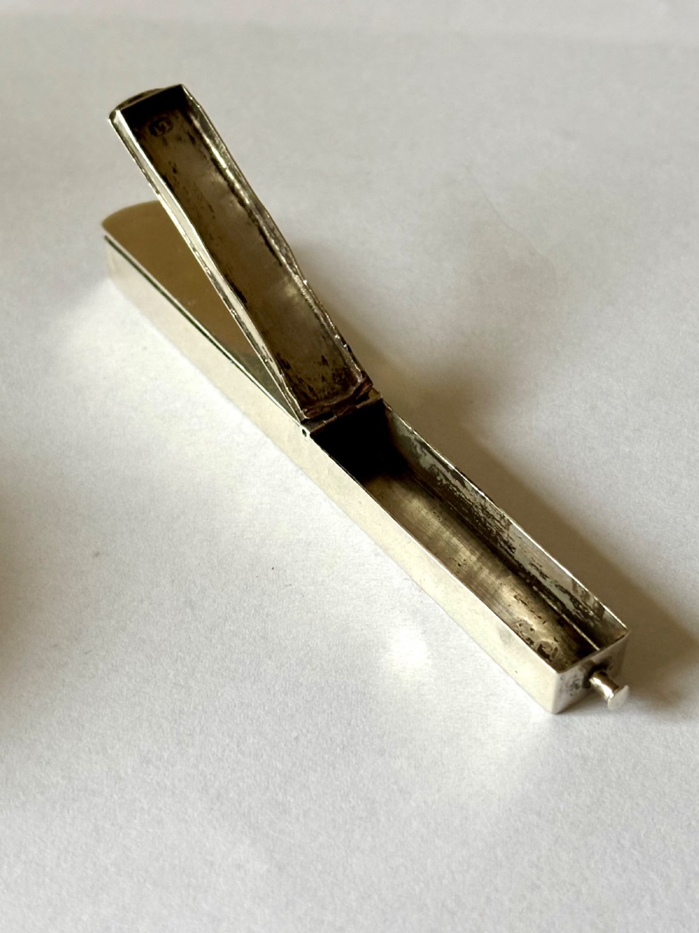 George III Sterling Silver Toothpick Tooth Powder Case Box John Thornton 1799 View XII