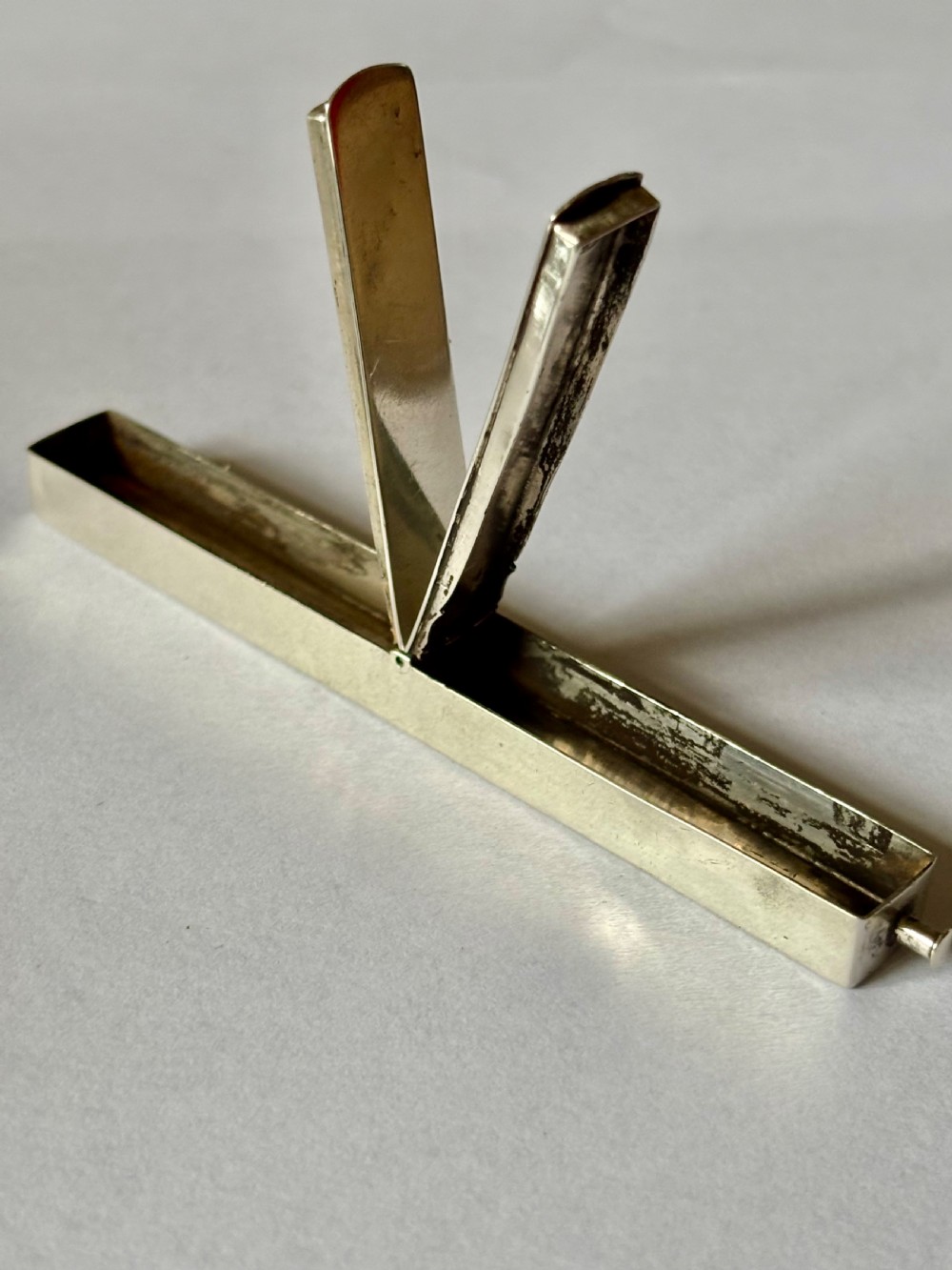 George III Sterling Silver Toothpick Tooth Powder Case Box John Thornton 1799 View XIII