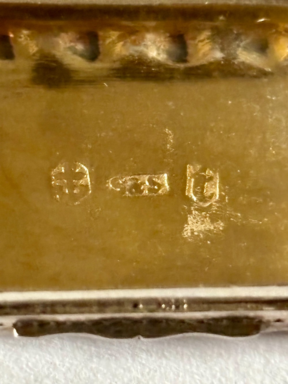 George III Silver Gilt Vinaigrette Birmingham 1817 T Simpson & Son View VII