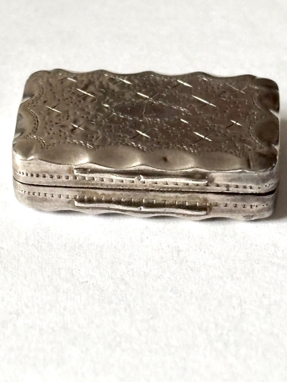 George III Silver Gilt Vinaigrette Birmingham 1817 T Simpson & Son View XI