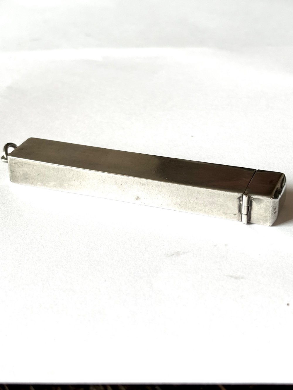 George V Silver Toothpick Holder with Pendant Loop Cohen & Charles 1926 View III