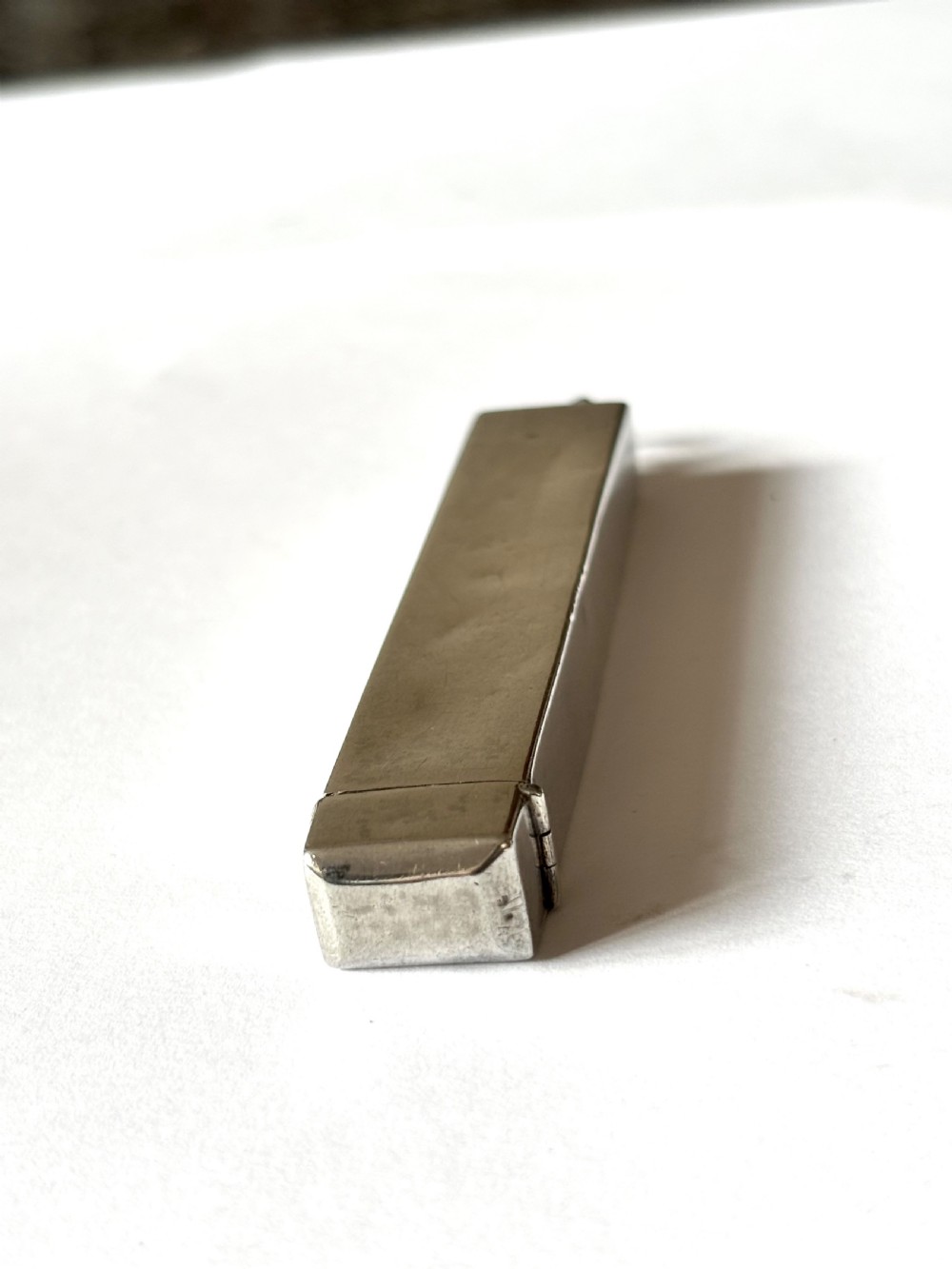 George V Silver Toothpick Holder with Pendant Loop Cohen & Charles 1926 View X