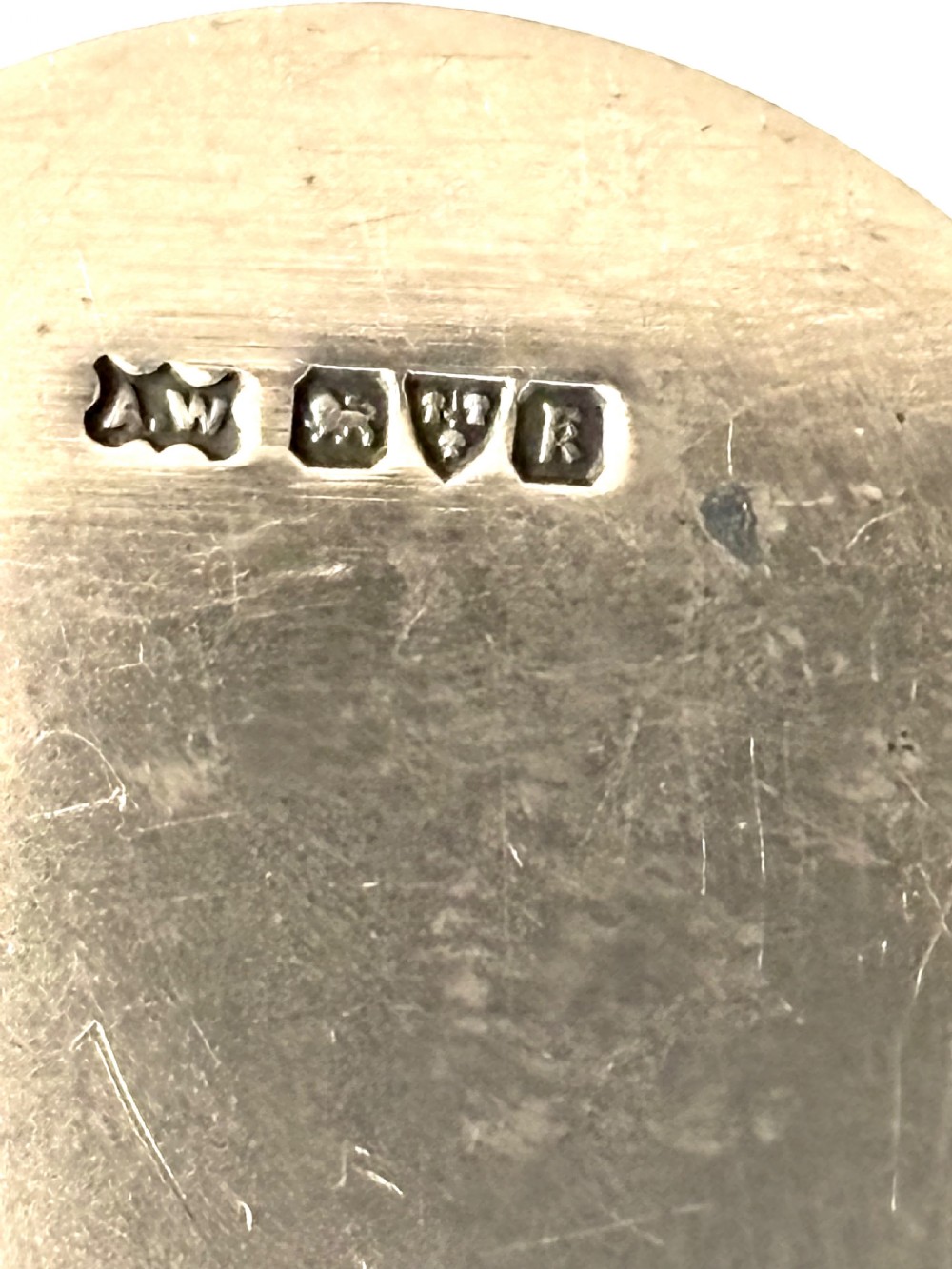 2 x Antique Hunting Horse Silver Menu Place Card Holders Chester 1935/6 A Wilcox View VII