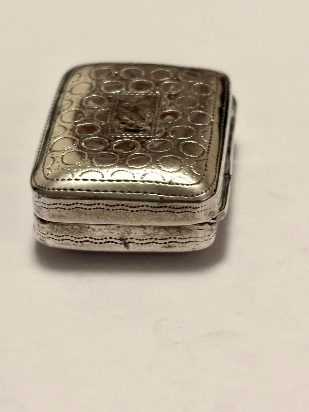 George III Silver Gilt Vinaigrette Birmingham 1814 John Shaw Bubble Design View VI