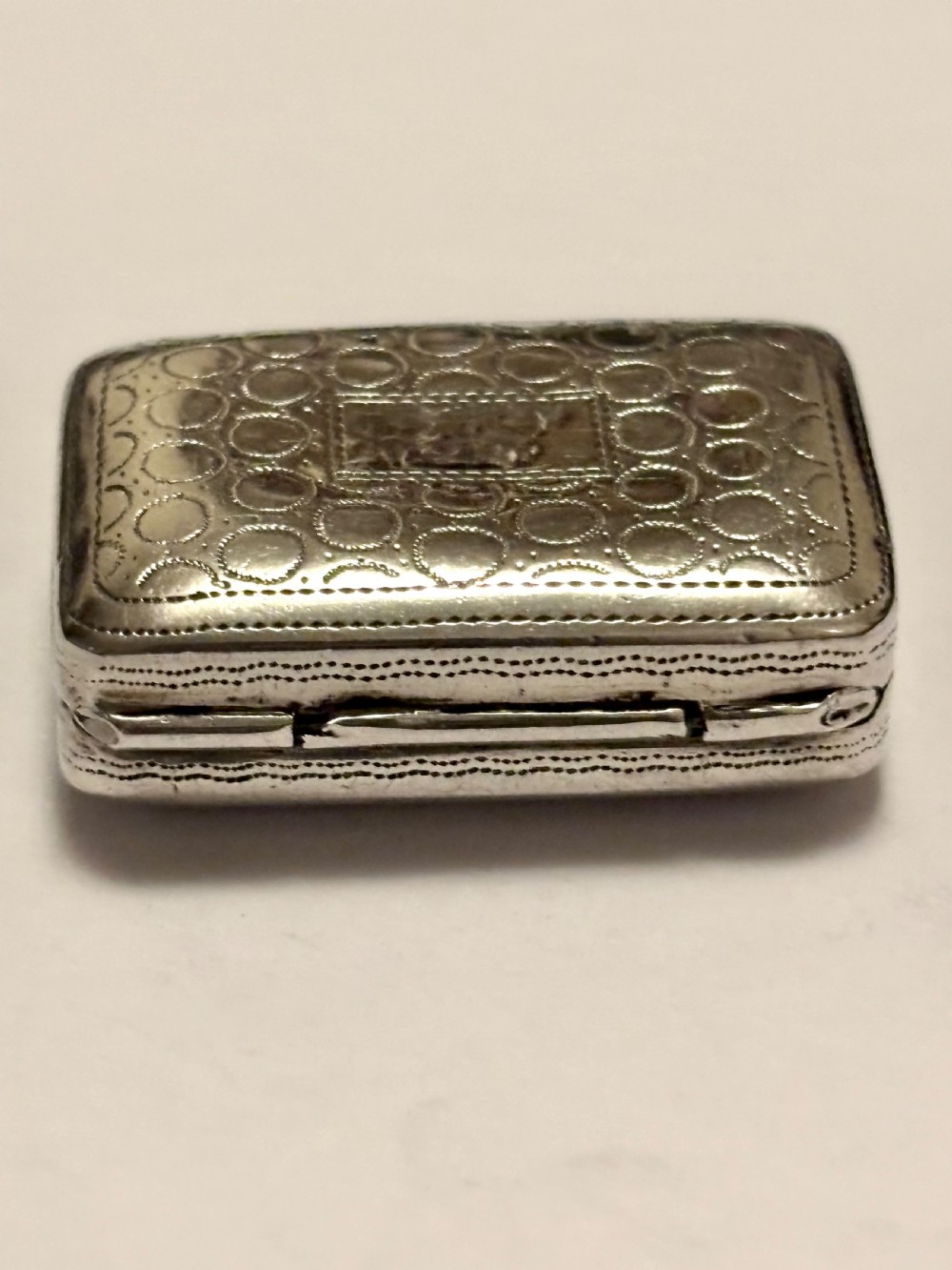 George III Silver Gilt Vinaigrette Birmingham 1814 John Shaw Bubble Design View VII