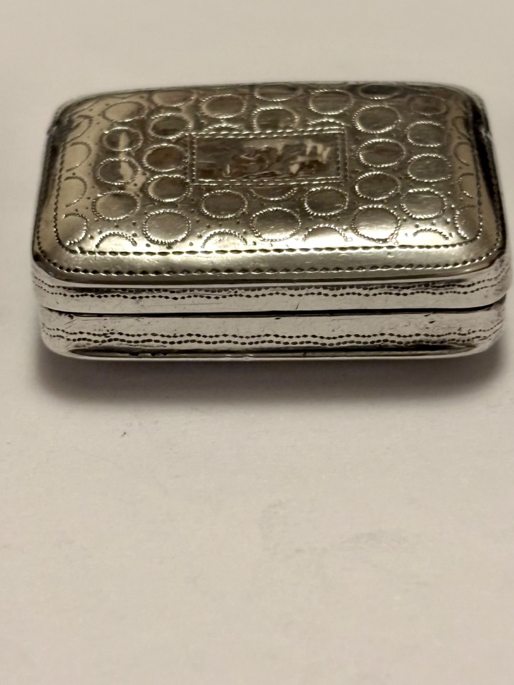 George III Silver Gilt Vinaigrette Birmingham 1814 John Shaw Bubble Design View IX