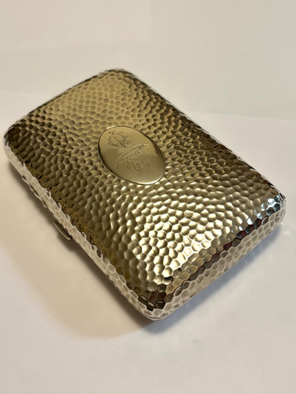 Victorian Arts & Crafts Silver Gilt Cigar case  1889 Horton & Allday View II