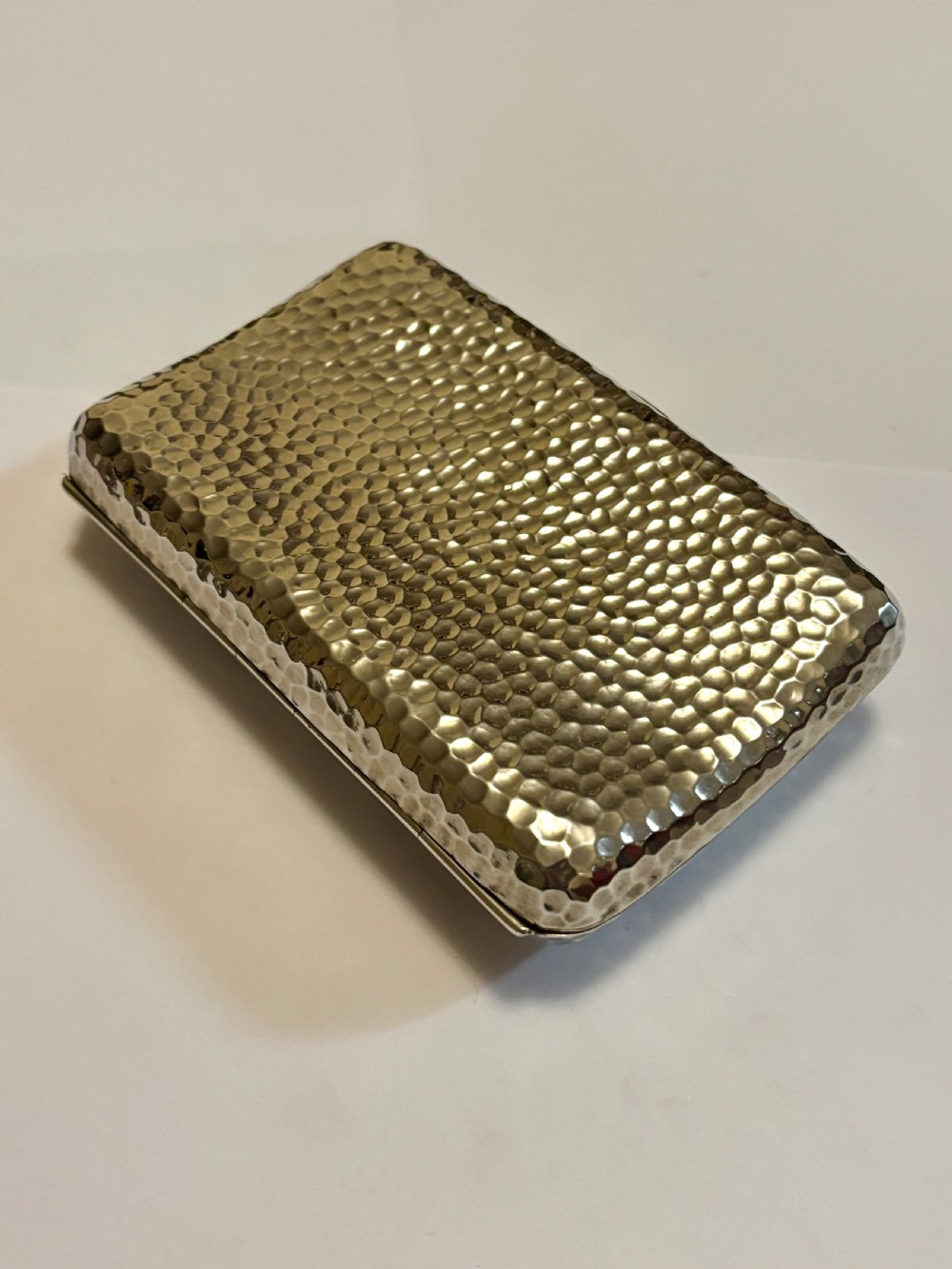 Victorian Arts & Crafts Silver Gilt Cigar case  1889 Horton & Allday View III