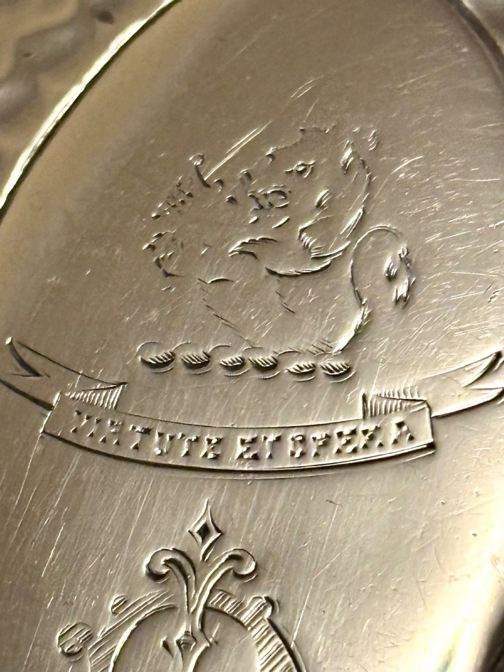 Victorian Arts & Crafts Silver Gilt Cigar case  1889 Horton & Allday View VII