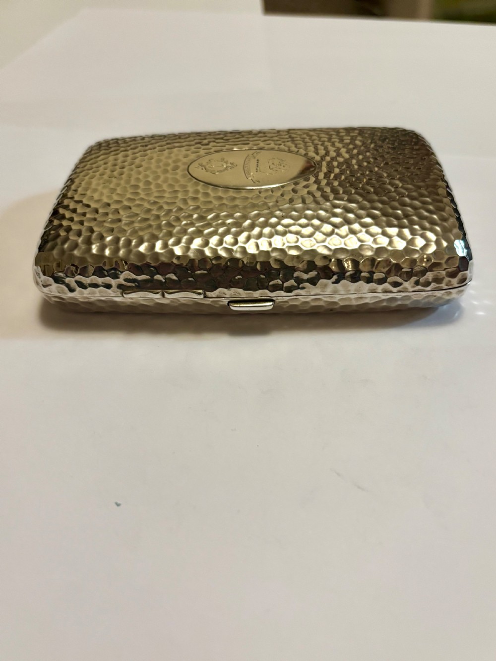 Victorian Arts & Crafts Silver Gilt Cigar case  1889 Horton & Allday View XIV