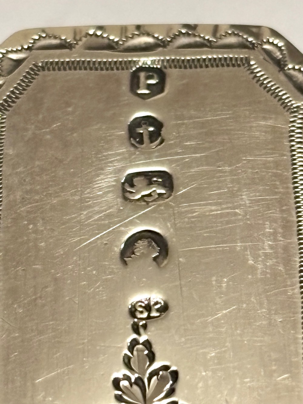 George III Sterling Silver Toothpick Holder Case Box Samuel Pemberton 1813 View II