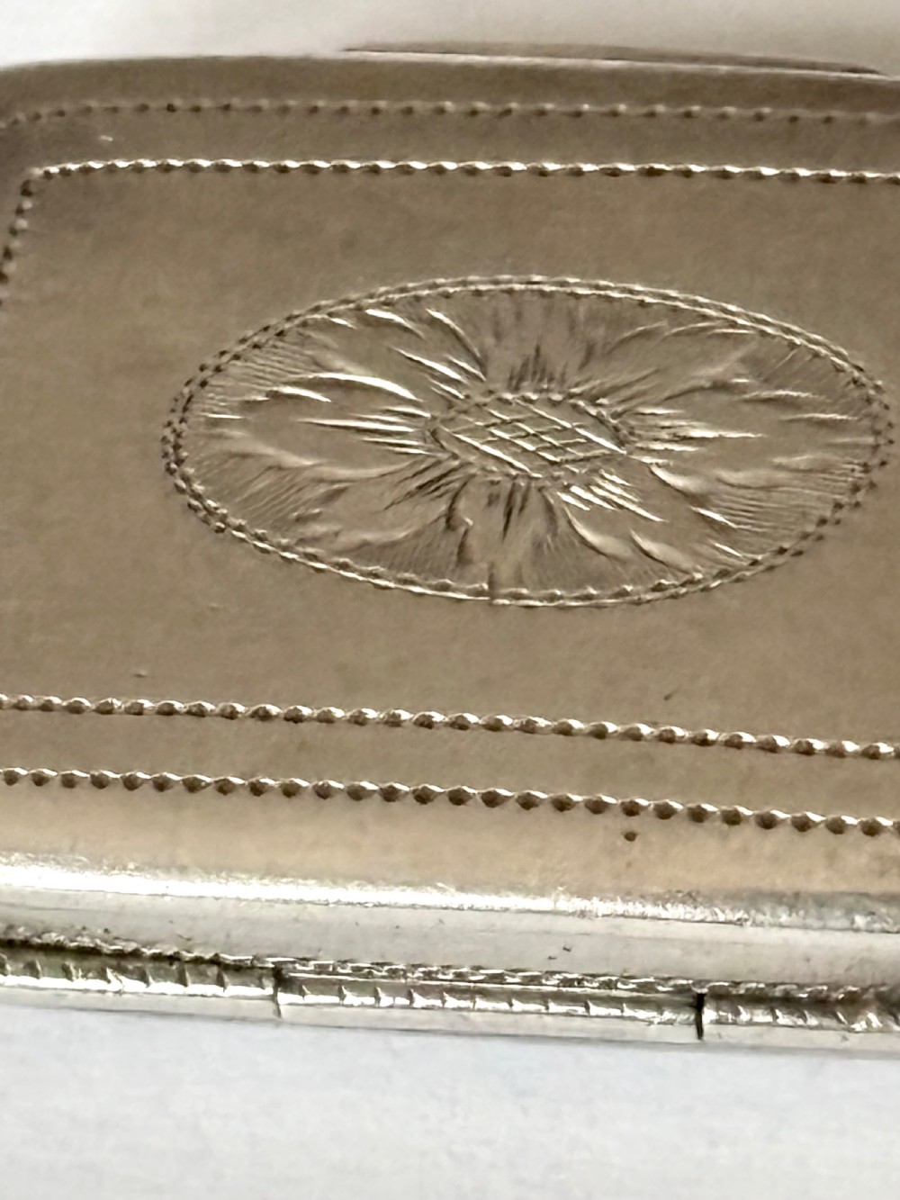 George III Silver Gilt Vinaigrette Birmingham 1819 Postans & Tye View III
