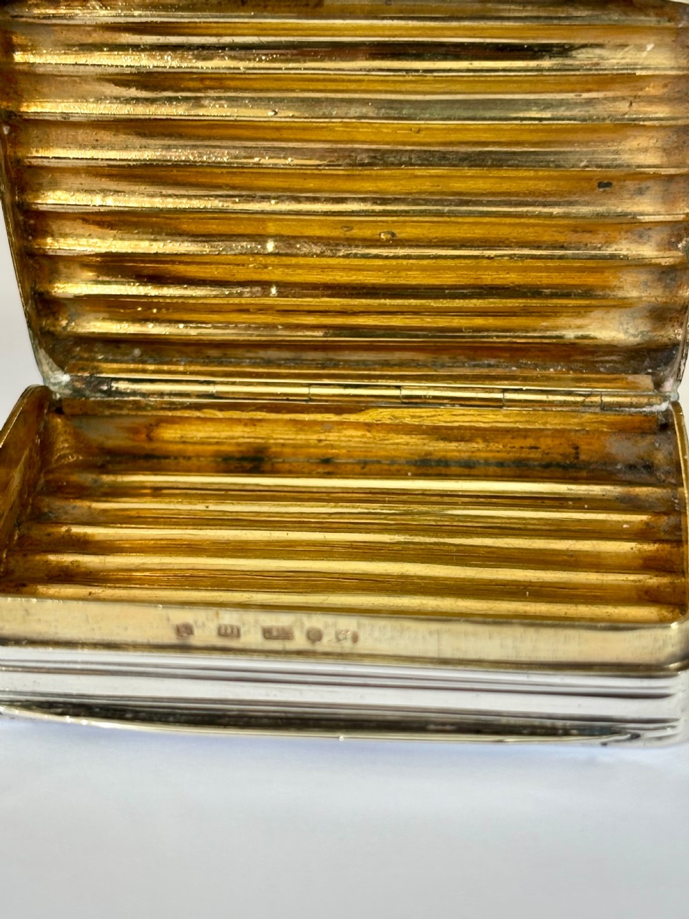George III Silver Gilt Snuff Box Birmingham 1810 by Matthew Linwood View XIII