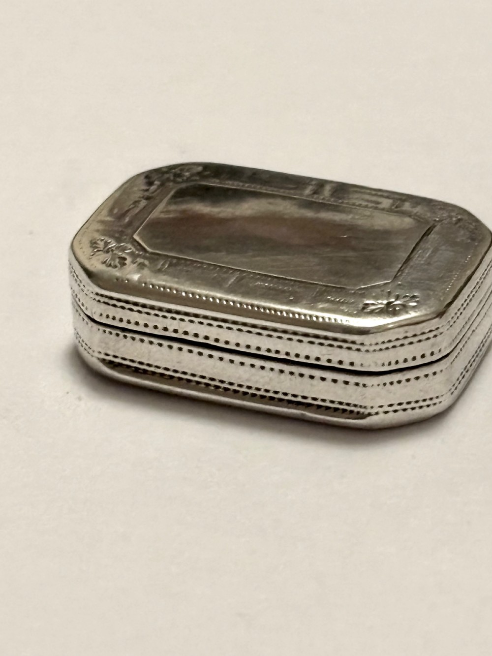 George III Silver Gilt Vinaigrette Birmingham 1806 John Shaw View XI
