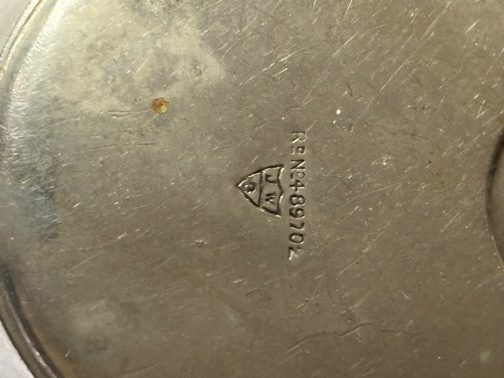 Antique Vintage Novelty Metal Vesta Case FW NISSEN BRISBANE Australia JW Benson View VI