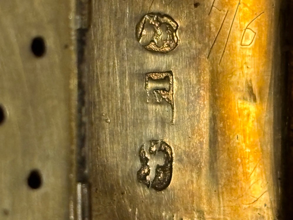 George III Silver Gilt Vinaigrette Birmingham 1817 John Shaw View VI