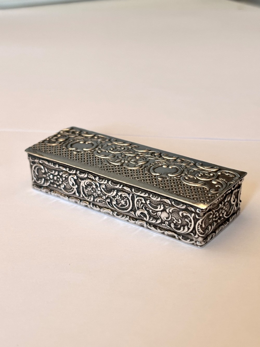 A late 19th Century German 930 silver box, Simon Rosenau, Bad Kissingen, Hanau