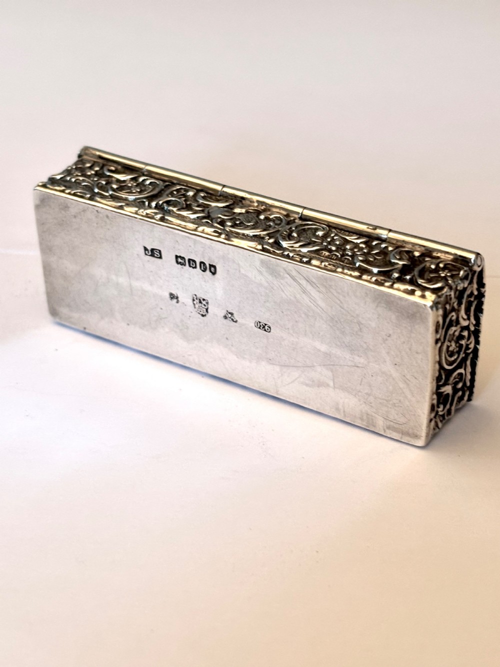 A late 19th Century German 930 silver box, Simon Rosenau, Bad Kissingen, Hanau View VIII