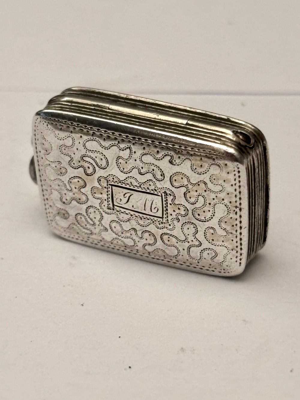 Silver Gilt Early Victorian Vinaigrette Birmingham 1840 William Simpson