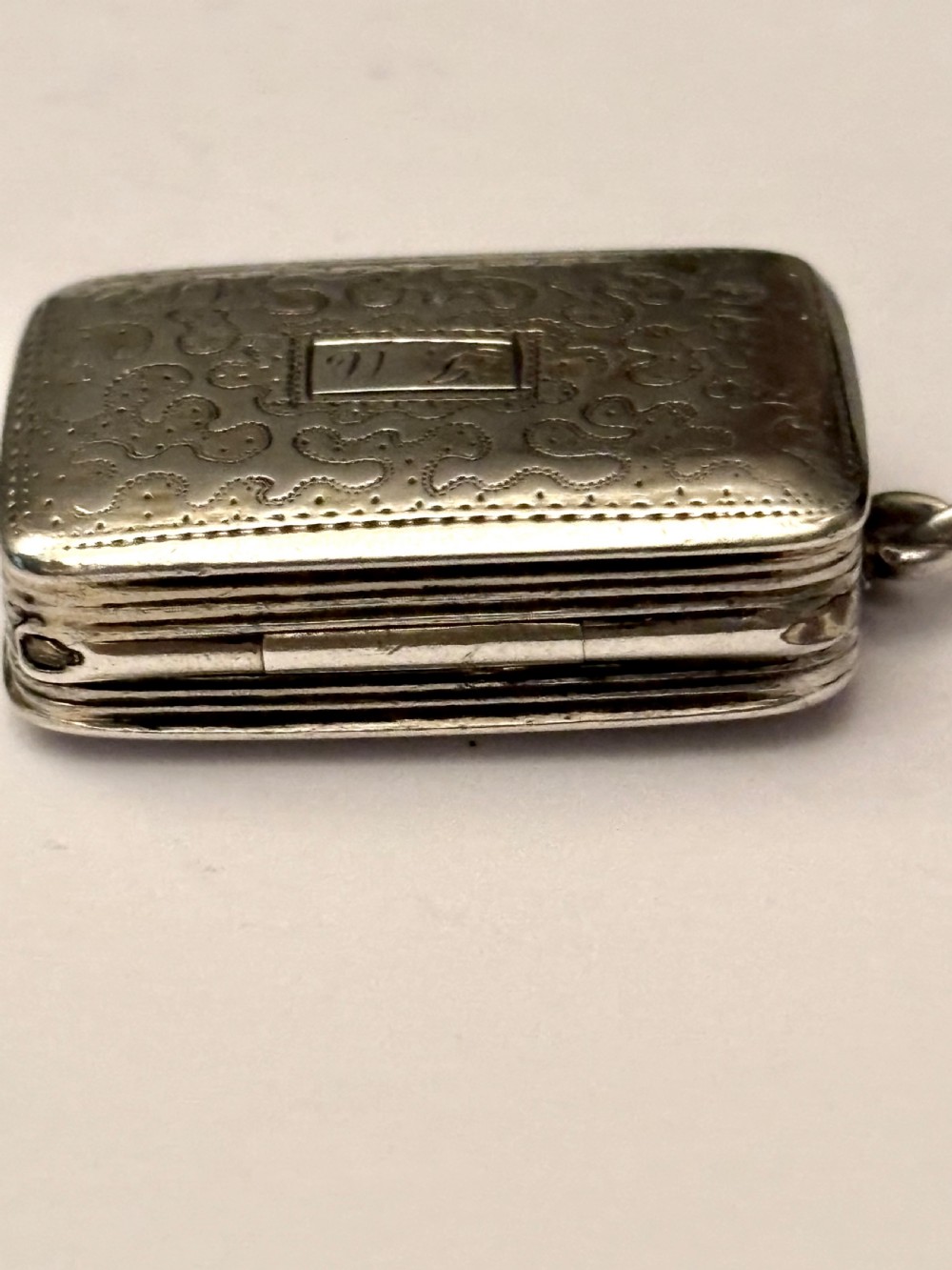Silver Gilt Early Victorian Vinaigrette Birmingham 1840 William Simpson View III