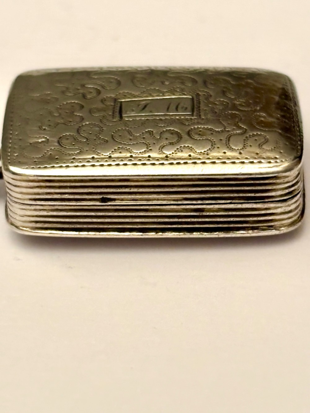 Silver Gilt Early Victorian Vinaigrette Birmingham 1840 William Simpson View VIII