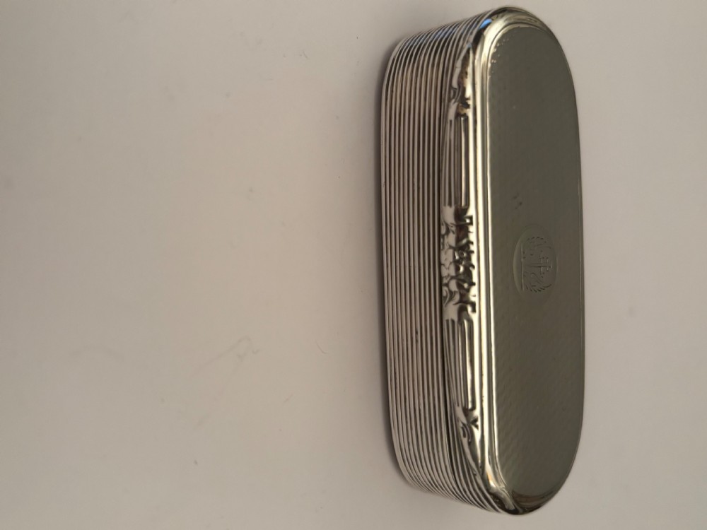 William IV Silver Gilt Snuff Box Birmingham 1835 Willmore & Co View II