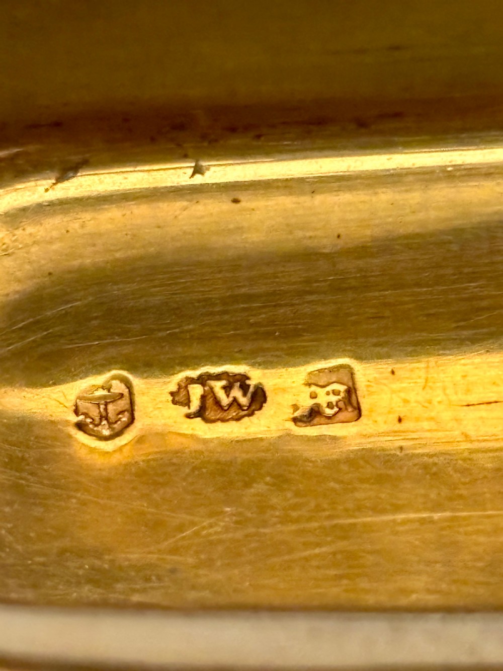 William IV Silver Gilt Snuff Box Birmingham 1835 Willmore & Co View III