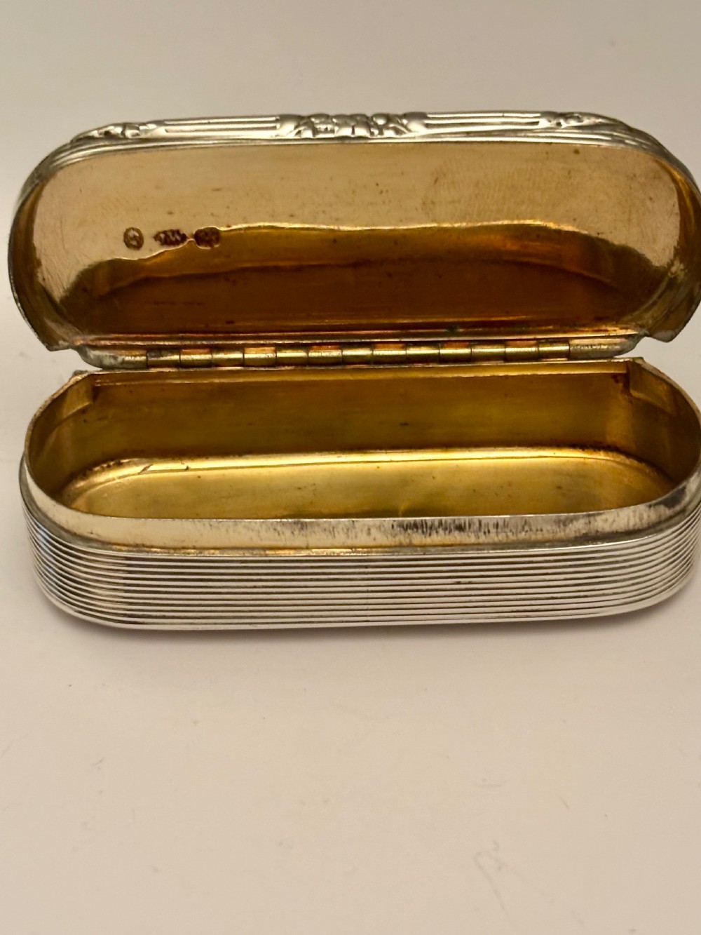 William IV Silver Gilt Snuff Box Birmingham 1835 Willmore & Co View XI